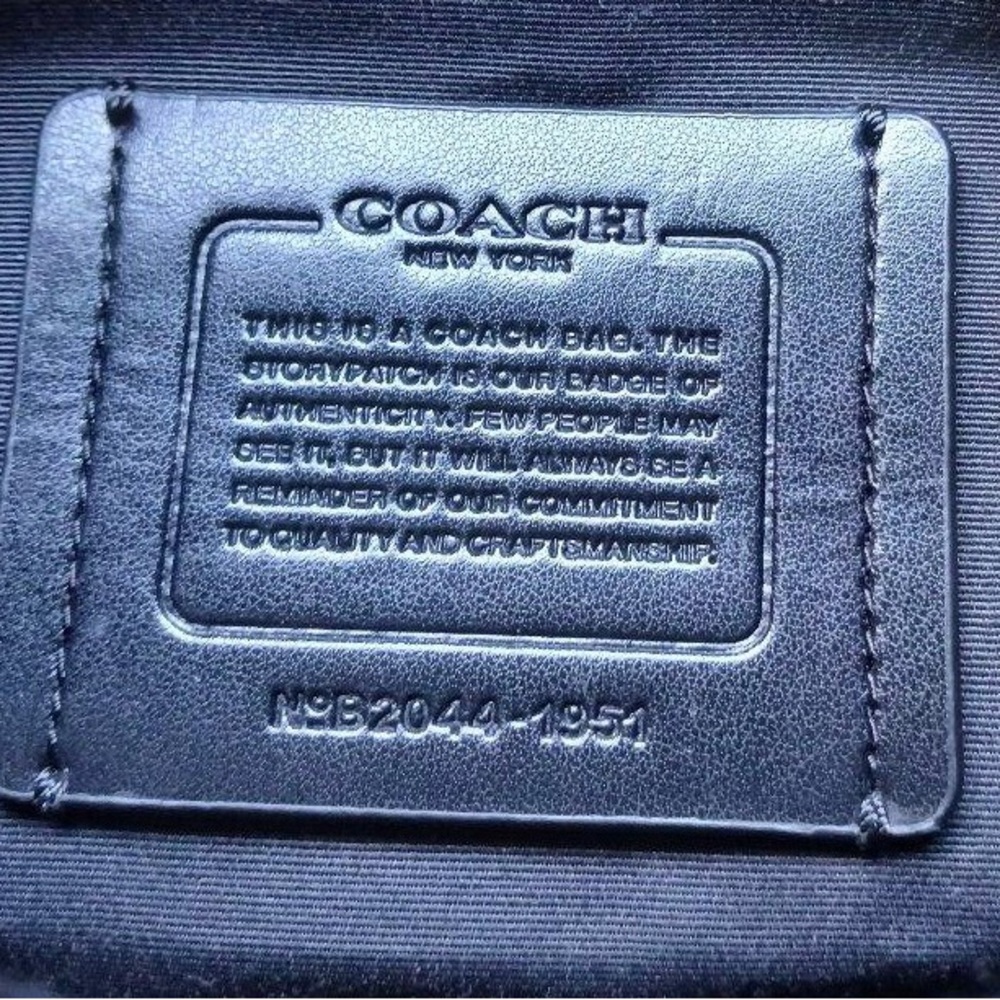 Coach Ranger Pocket Messenger 1951 Signature Canvas Double Pocket Crossbody - Picture 5 of 16